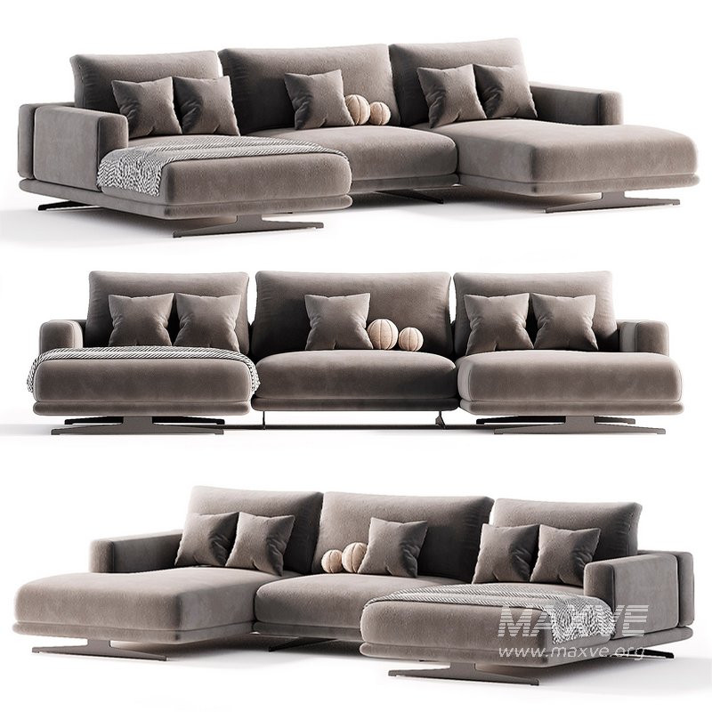 Zillis 3 seat corner Sofa - Image 5