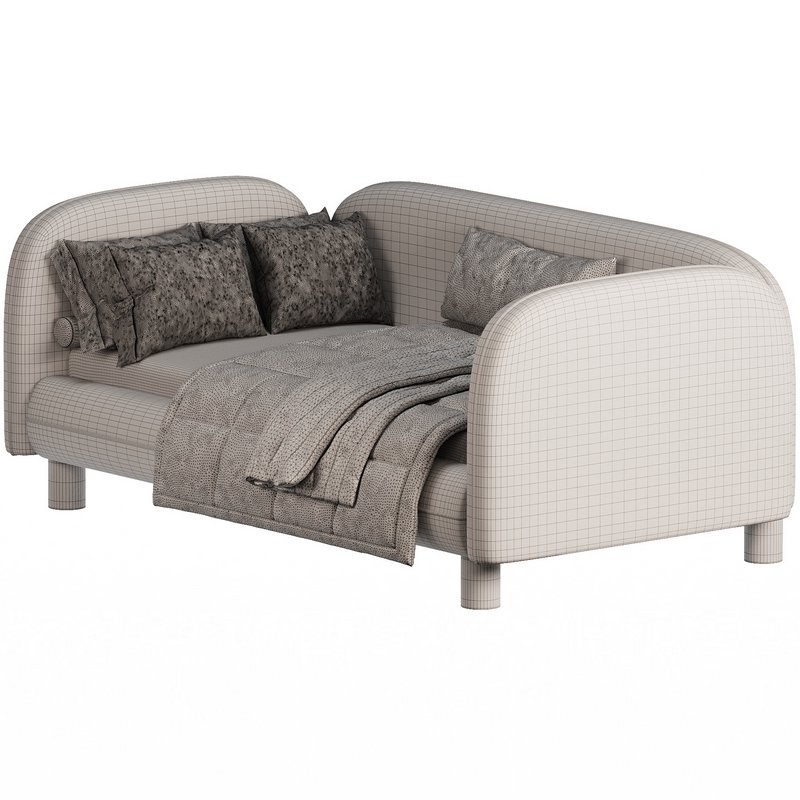 Childrens bed Debbie 1 80 Velvet Blue - Image 5