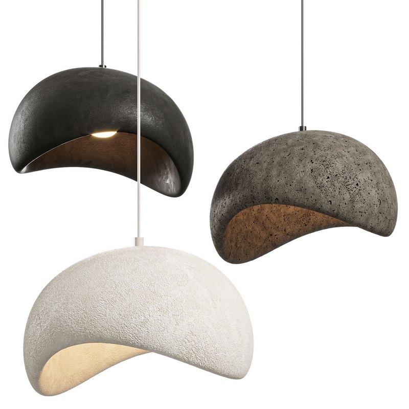 Handmade Oval Resin Chandelier Lamp - Image 7