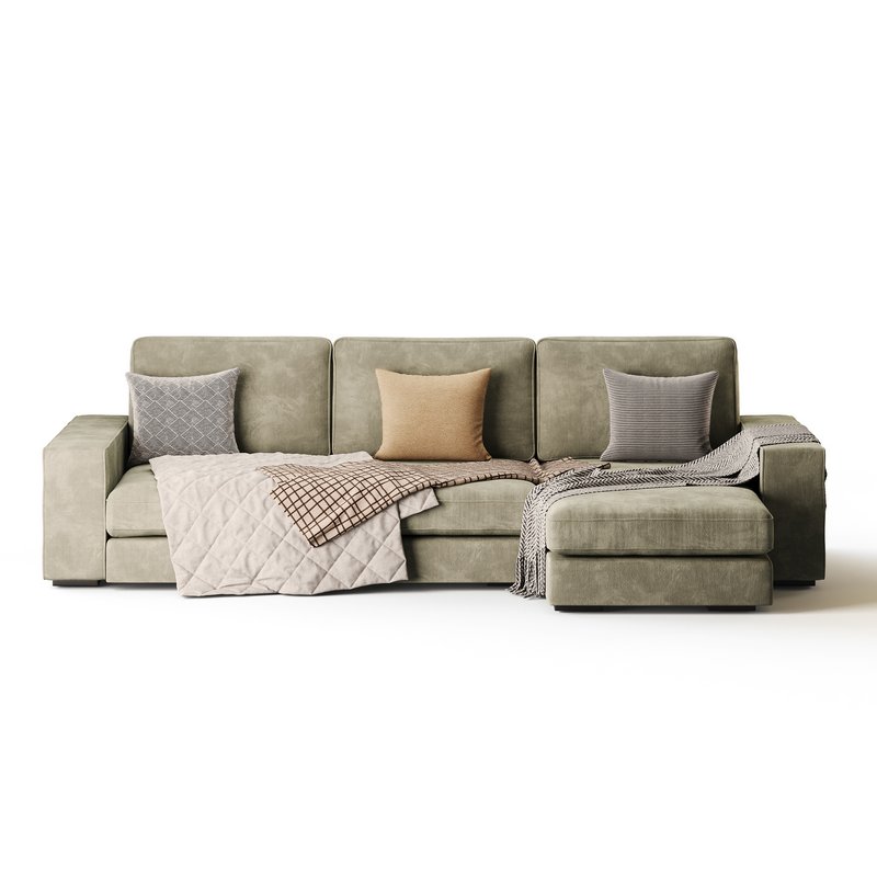Sofa with chaise - Image 6