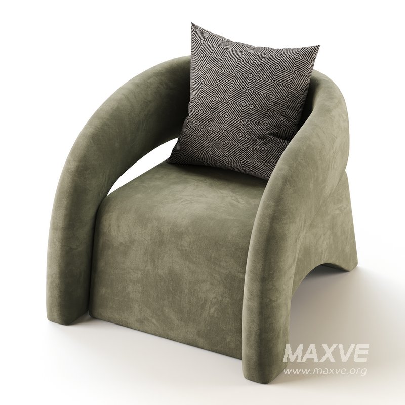 Crisscross Accent Chair - Image 8