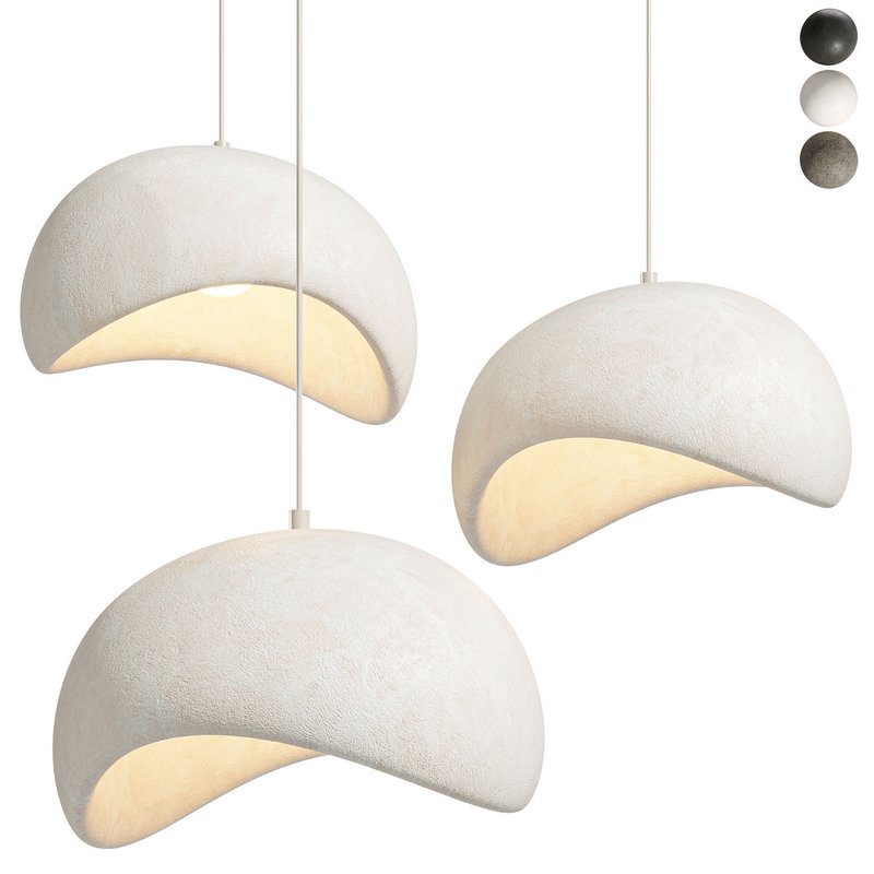 Handmade Oval Resin Chandelier Lamp - Image 4