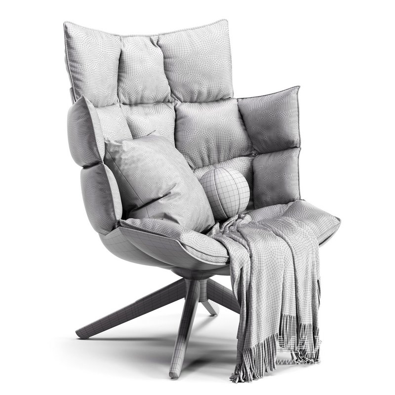 Husk chair b&b italia - Image 3