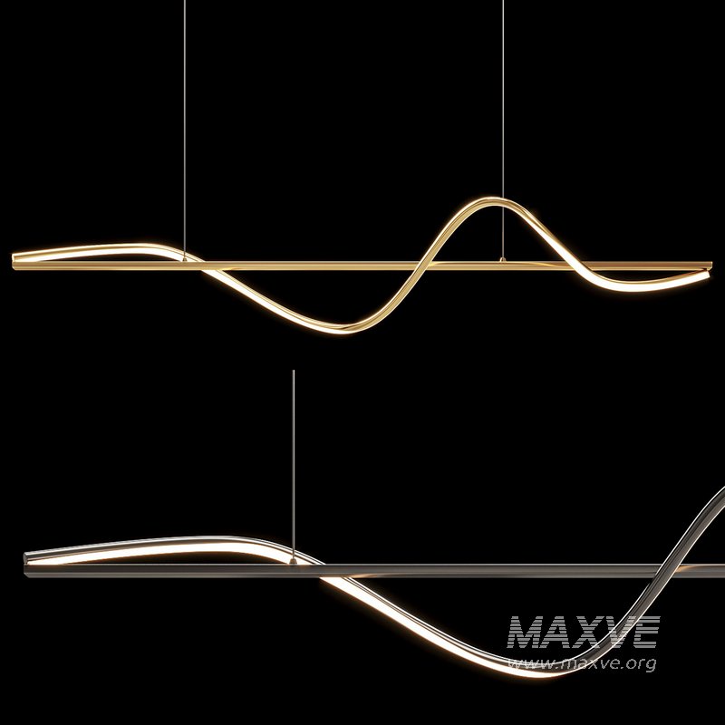 Louise Wave Pendant Light - Image 3