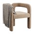 Art Deco Solid Color Arm Chair - Thumbnail 2