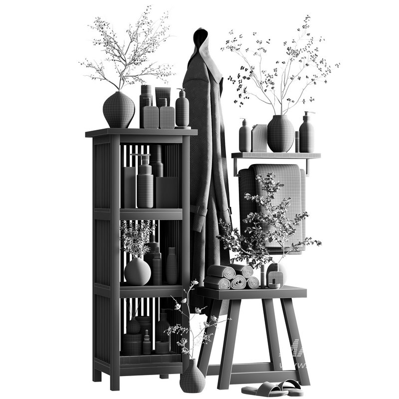 Bathroom accessories set 35 - Image 2