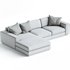 Sepia Chaise longue sofa - Thumbnail 3