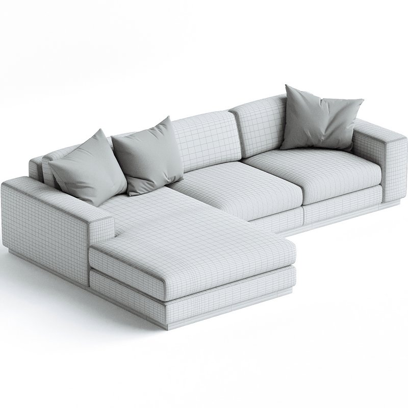 Sepia Chaise longue sofa - Image 3