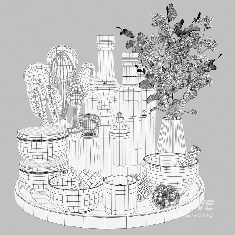 Kitchen decor set 07 - Image 3