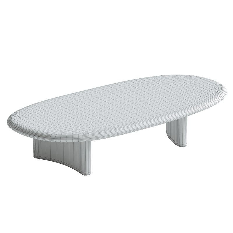 Monument oval coffee table - Image 3