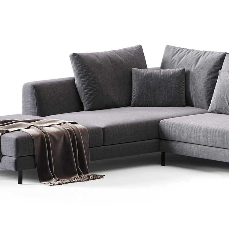 Ray Corner Sectional Sofa By B&B ITALIA - Image 7