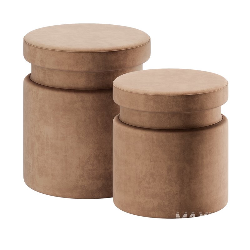 Set of poufs Rosario Pouf Loft Concept - Image 1