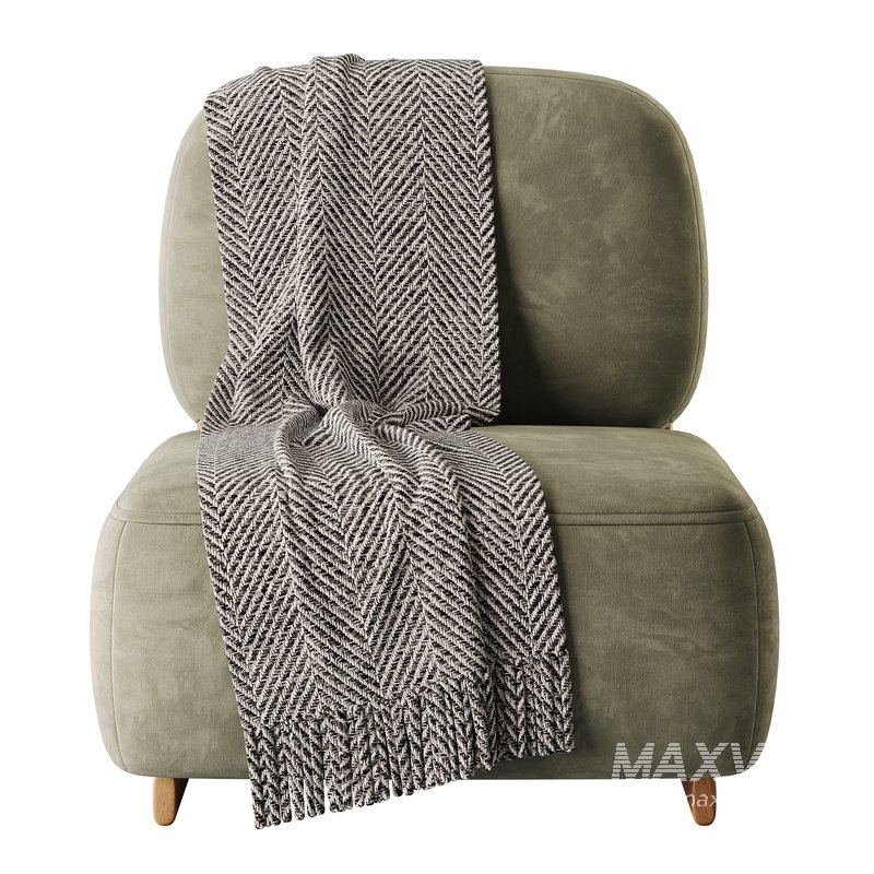 Modern Simple Style Cherry Wood Side Chair - Image 7