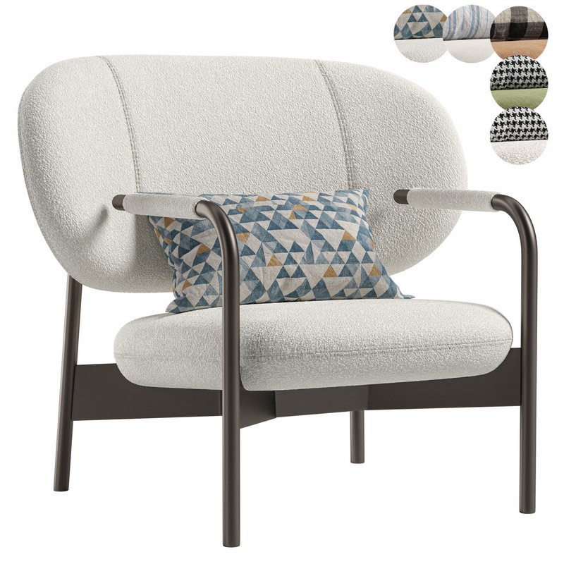 Cross lounge chair - Image 1