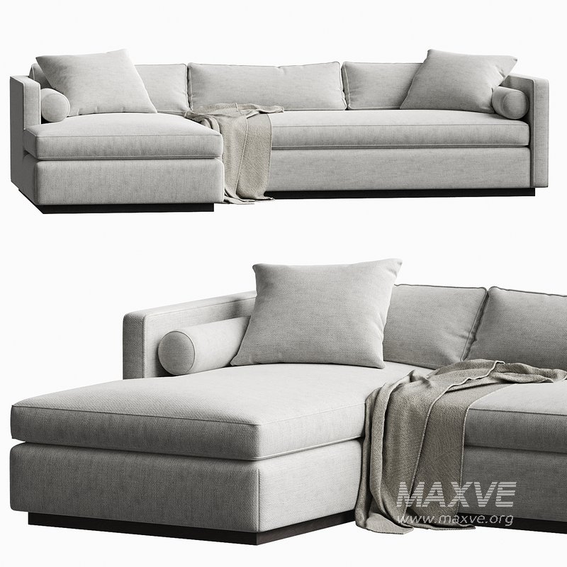 Sawyer 2 Piece Sectional Antwerp Natural - Image 2