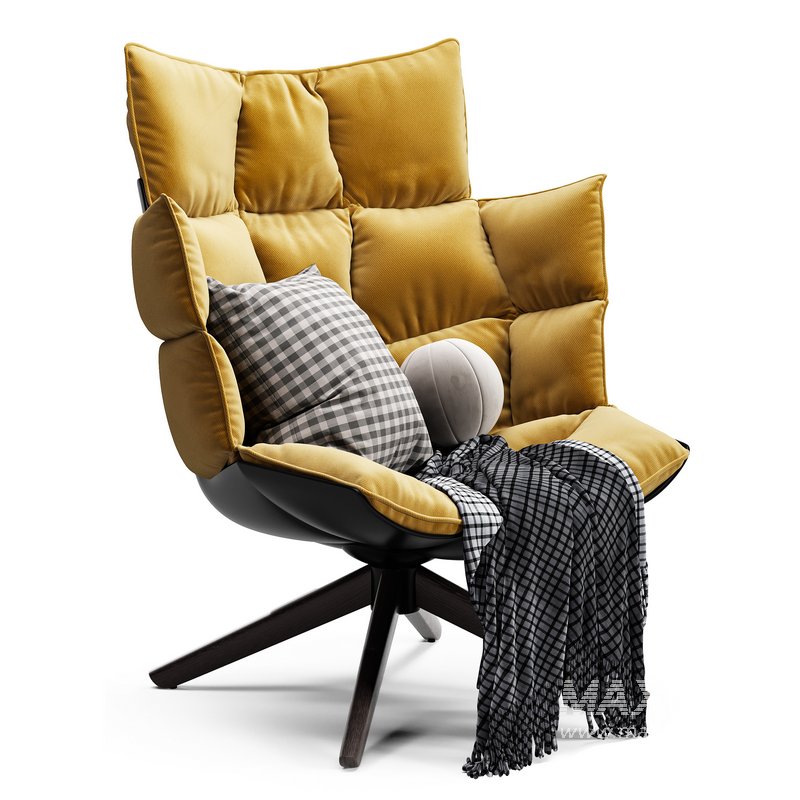 Husk chair b&b italia - Image 4