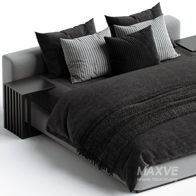Flexform GROUNDPIECE Bed Designer Antonio Citterio - Image 2