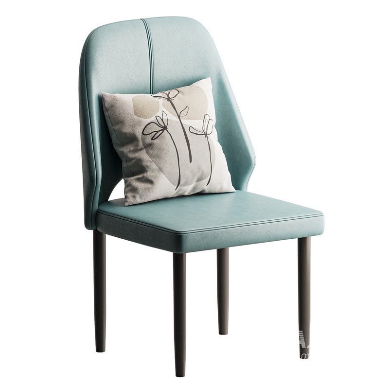 Bordered Sturdy Faux Leather Upholstered - Image 7