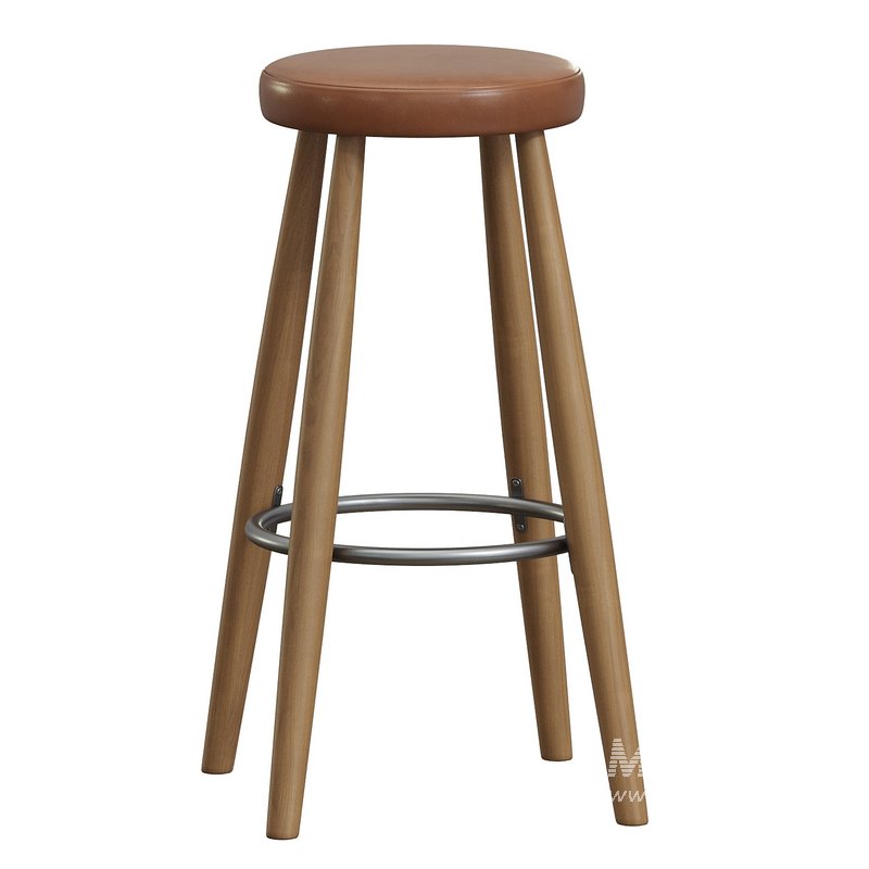 Mid Century Modern Bar Stool CH 56 by Hans Wegner - Image 1