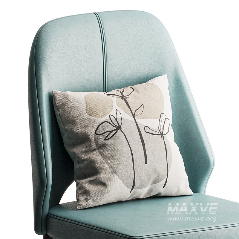 Bordered Sturdy Faux Leather Upholstered - Image 13