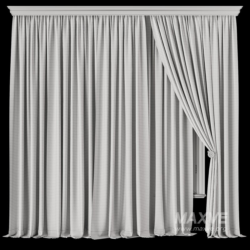 Elegant Drapery Set with Dual Layer Curtains - Image 3