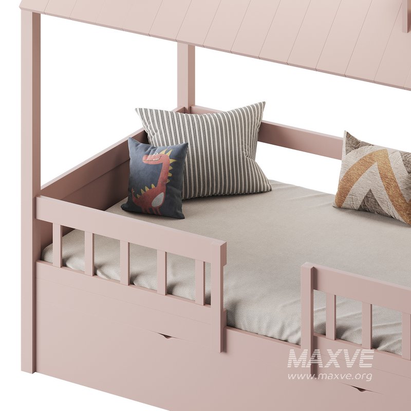 Bed Frame with Trundle - Image 8