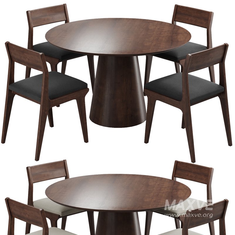 Dinning chair and table213 - Image 1