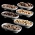Marble Serving Bowls with Assorted Nuts - Thumbnail 1