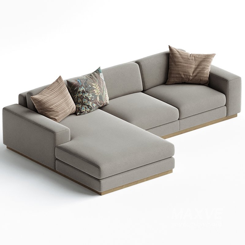 Sepia Chaise longue sofa - Image 1