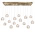 Lazio 15-Light Linear Multi-Drop Pendant Currey Company - Thumbnail 5