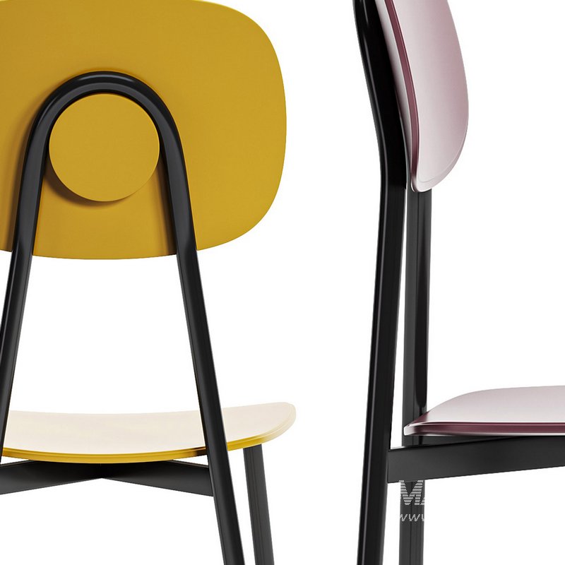 Lollipop Young Metal And Plastic Chairs By Diotti - Image 8