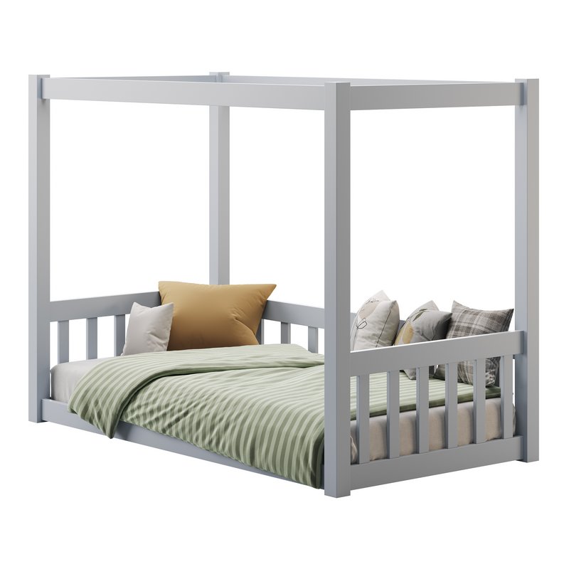 Floor Bed with Fence - Image 11