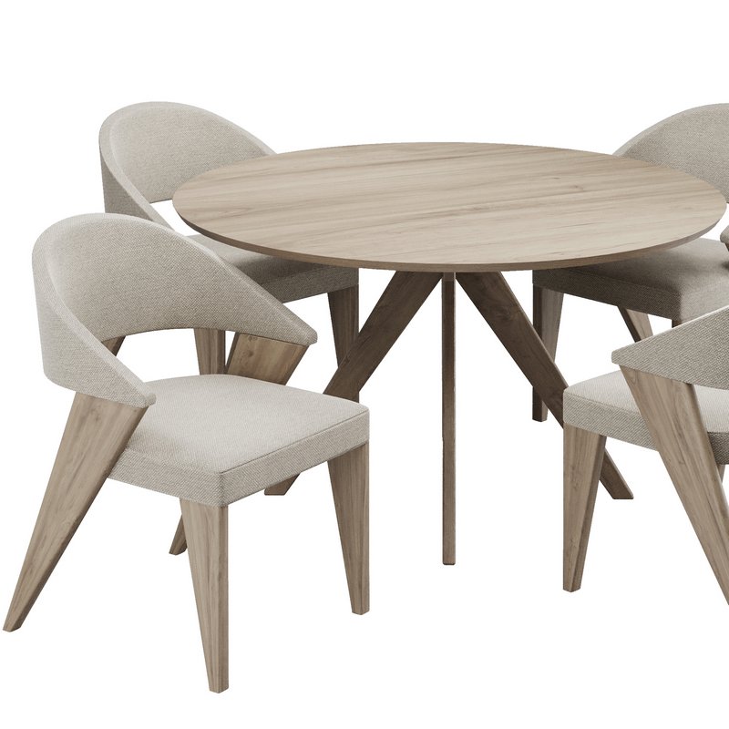 Dinning chair and table184 - Image 1