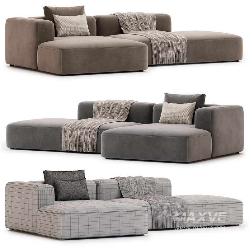 Stone Modular Sofa 2 by Tamamm - Image 5