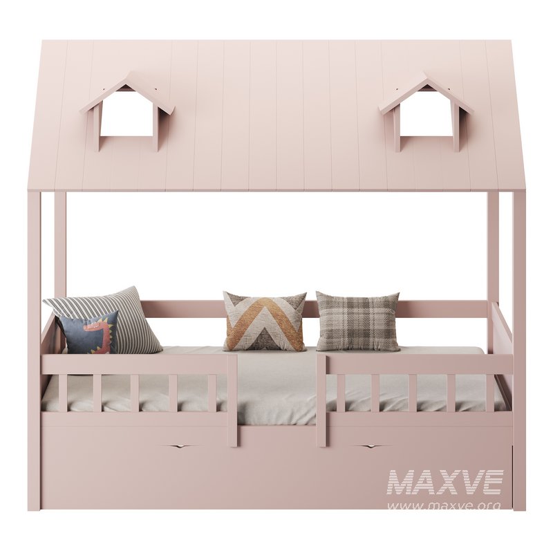 Bed Frame with Trundle - Image 4