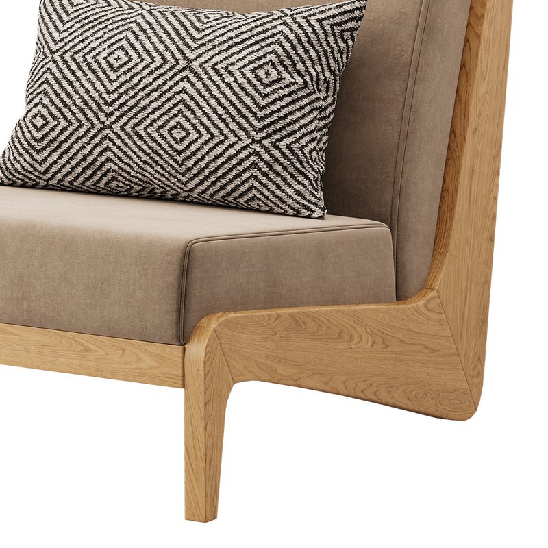 Art Deco White Foam Side Chair - Image 11