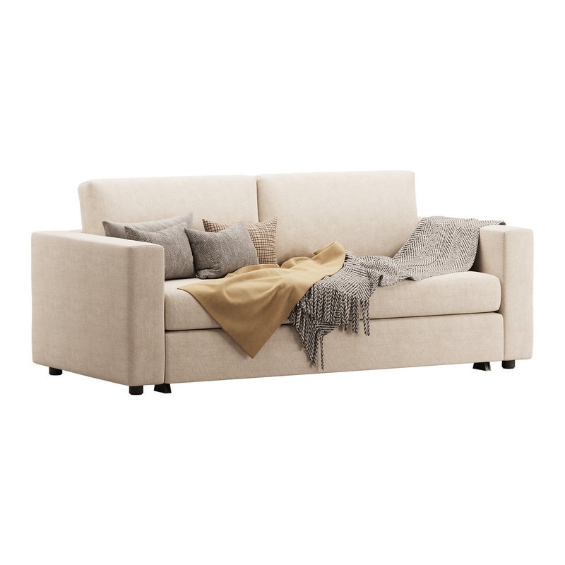 Sleeper sofa Gunnared beige - Image 2