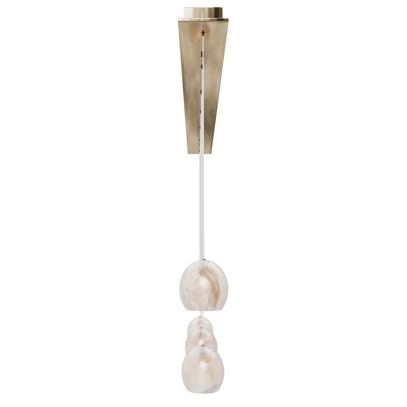 Lazio 7-Light Linear Multi-Drop Pendant Currey Company - Image 3