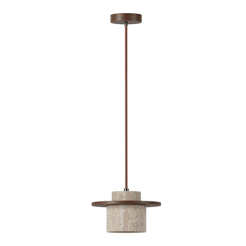 Travertine pendant light - Image 1
