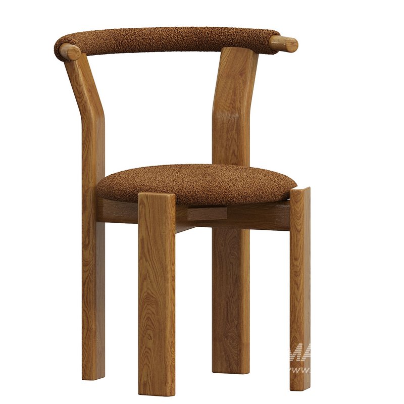 Pair of Zita Dining Chairs- Boucle - Image 1