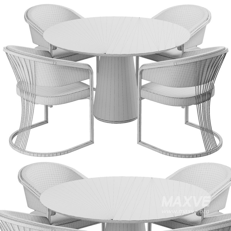 Dinning chair and table185 - Image 5