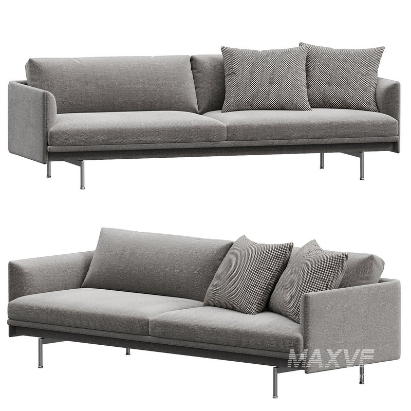 Outline Sofa 3-Seater - Image 2
