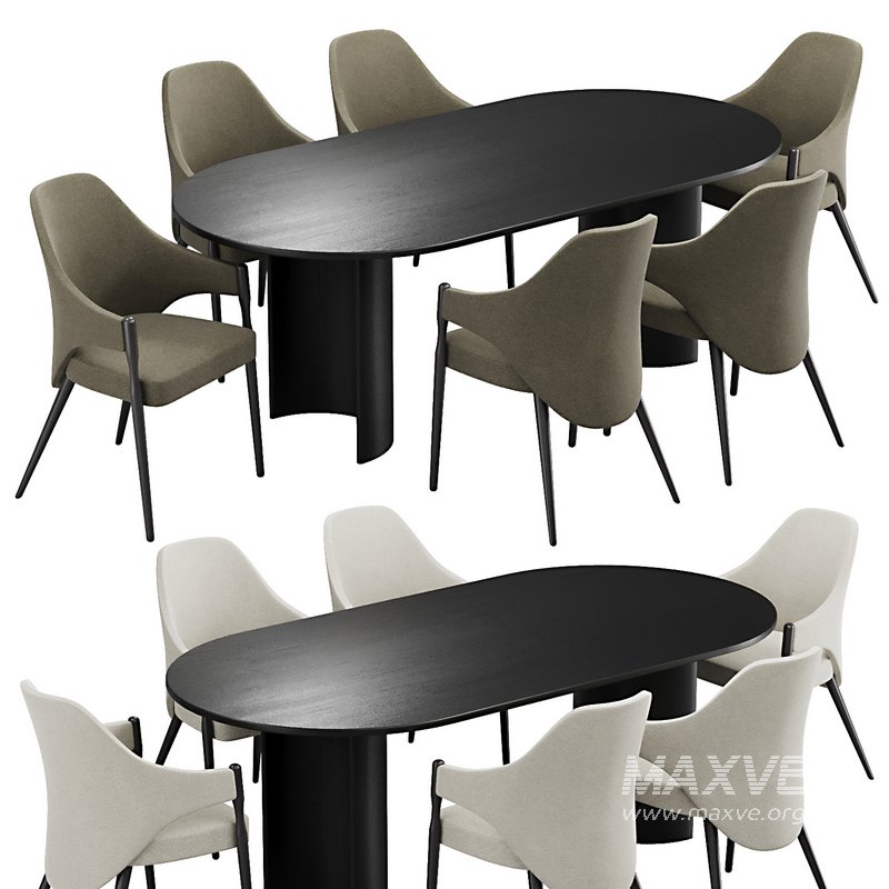 Dinning chair and table210 - Image 1