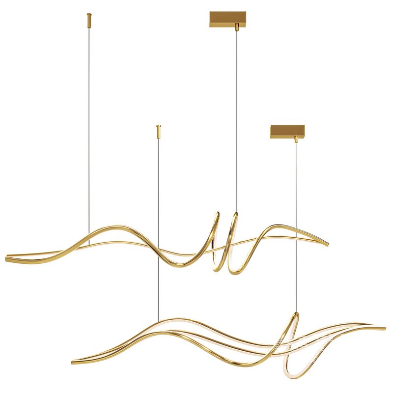 Geometric Pendant LED Lines - Image 5