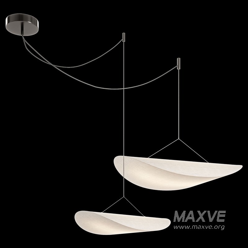 Tense Tyvek Pendant Lamp - Image 2