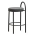 Mclean 63cm Black Frame Bar Stool - Thumbnail 2