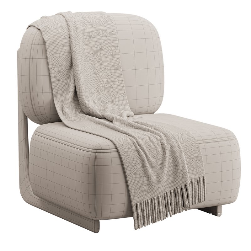 Modern Simple Style Cherry Wood Side Chair - Image 14