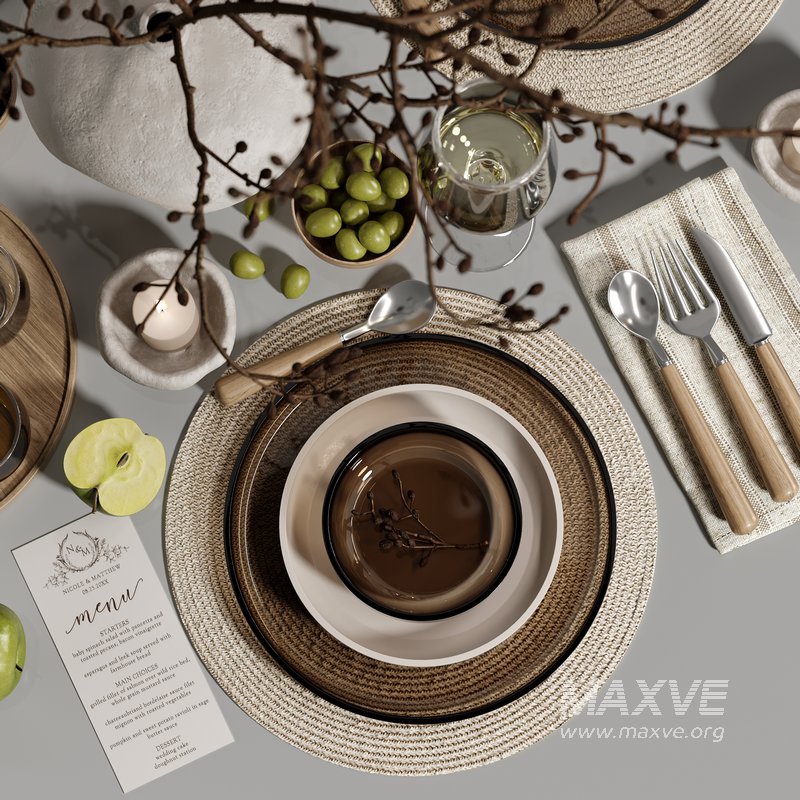 Tableware Decor set9 - Image 3
