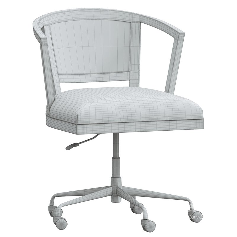 Lisbon Cane Swivel Desk Chair - Image 3