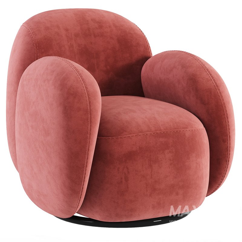 Swivel chair Teop Cozy Milk - Image 6
